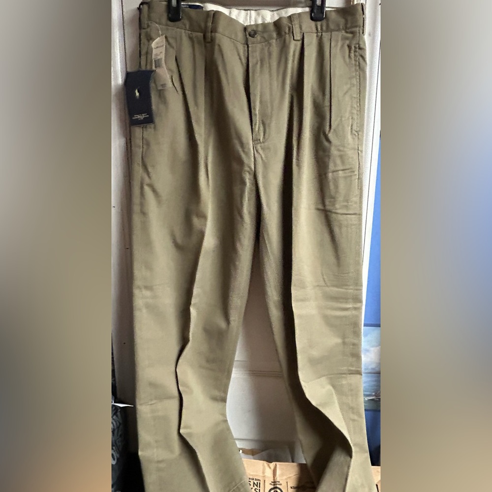 POLO RALPH LAUREN ANDREW PANTS KHAKI NEW
